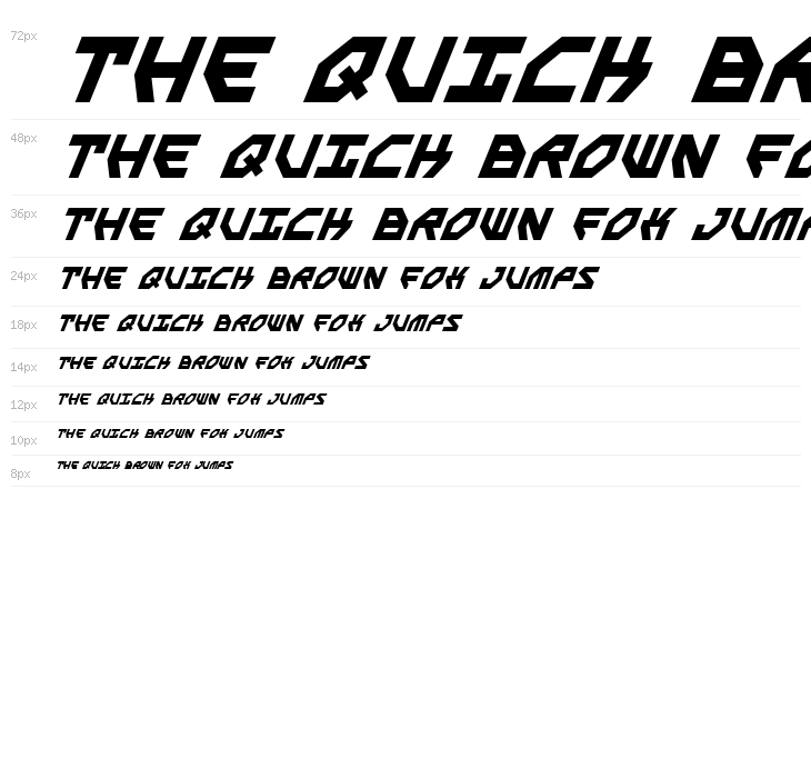 Scarab Script Bold Italic Waterfall