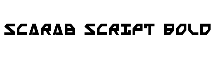 Scarab Script Bold  フリーフォントのダウンロード