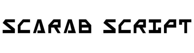 Scarab Script  Fuentes Gratis Descargar