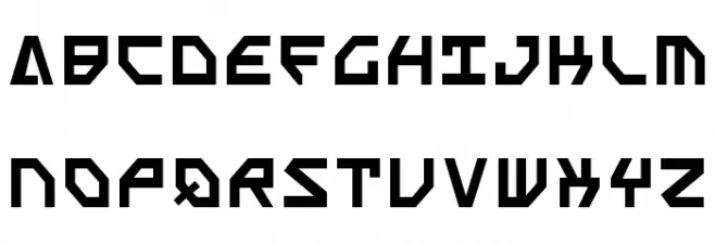 Scarab Script Fonte MAIÚSCULAS