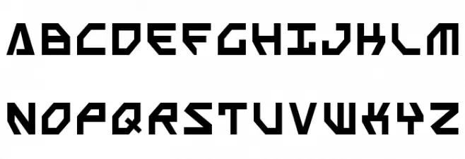 Scarab Script フォント 小文字