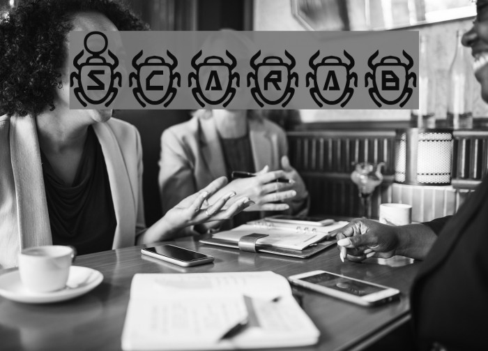 Scarab Font examples