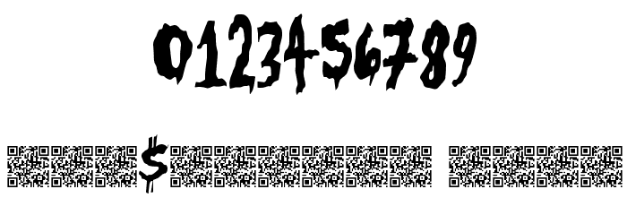 ScareCamp Font OTHER CHARS