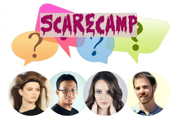 ScareCamp Font examples
