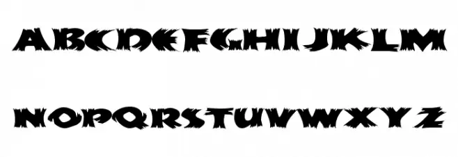 Scarecrow Schriftart Groß