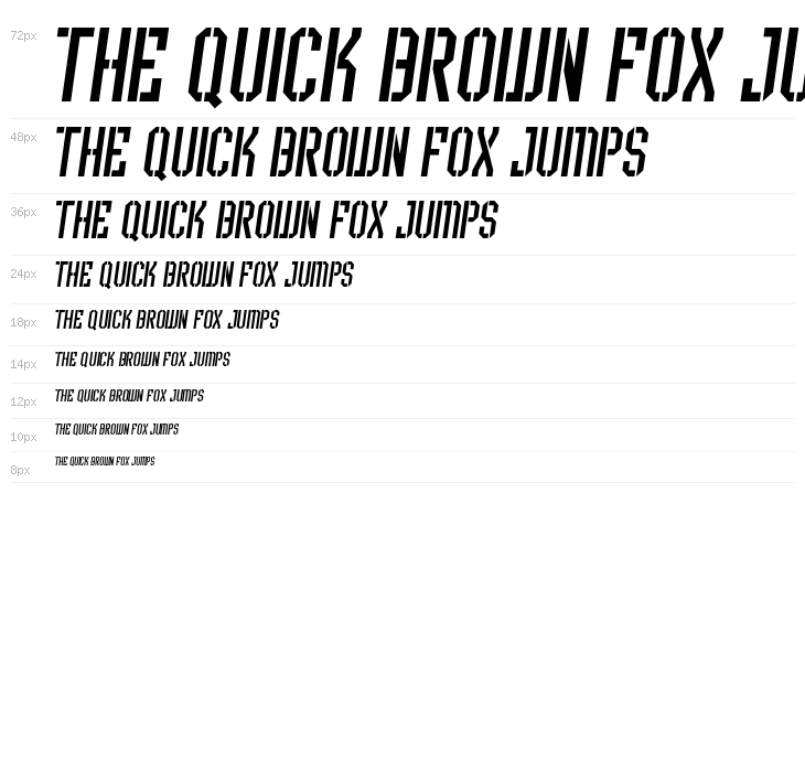 Scared of Bums Italic Waterfall