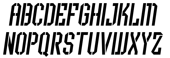 Scared of Bums Italic Font LOWERCASE