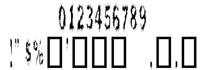 ScaredyCat Font OTHER CHARS