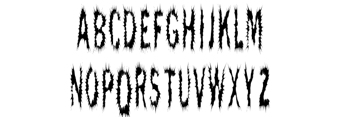 ScaredyCat Font LOWERCASE
