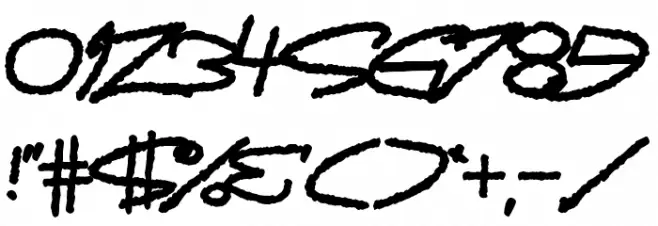 Scaremonger Font OTHER CHARS