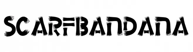 Scarf Bandana  baixar fontes gratis