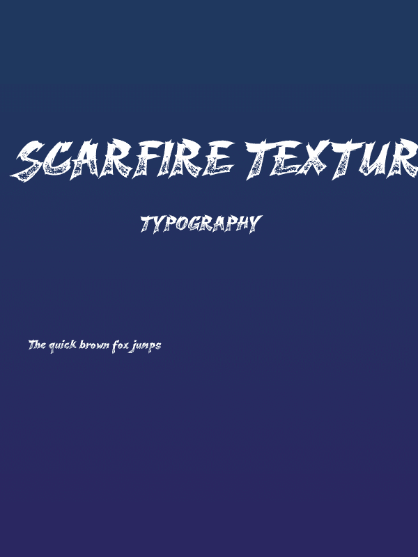 Scarfire Textured Poster