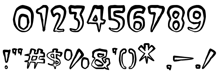 Scarify Font OTHER CHARS