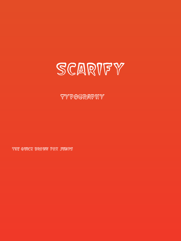 Scarify Poster