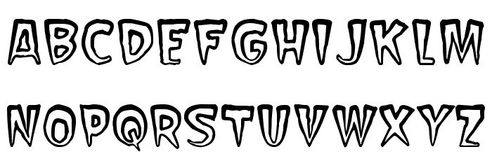 Scarify Font LOWERCASE