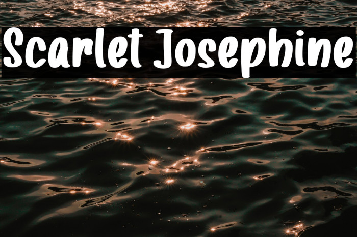 Scarlet Josephine Example 1