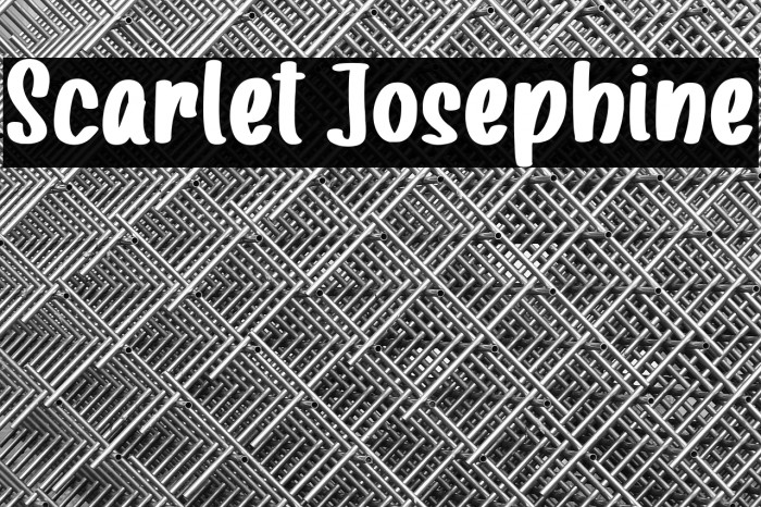 Scarlet Josephine Example 3