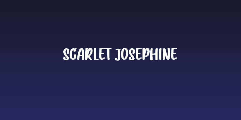 Scarlet Josephine Social Header