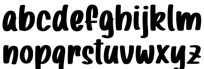 Scarlet Josephine Font LOWERCASE