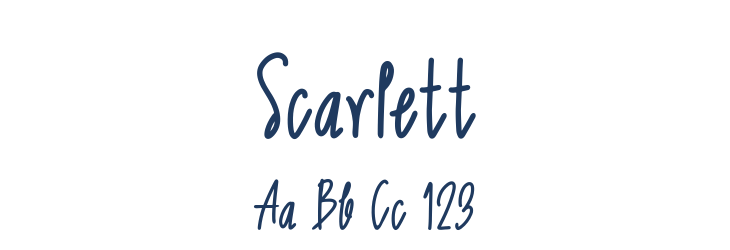 Scarlett Font Preview