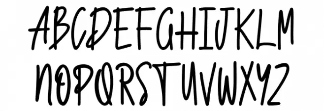 Scarlett Font UPPERCASE