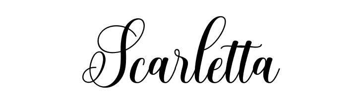 Scarletta  Frei Schriftart Herunterladen