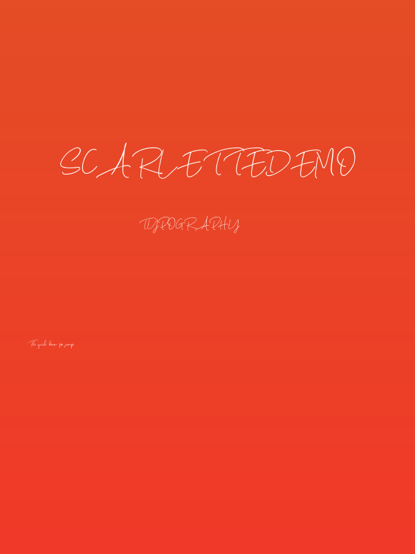 ScarletteDEMO Poster