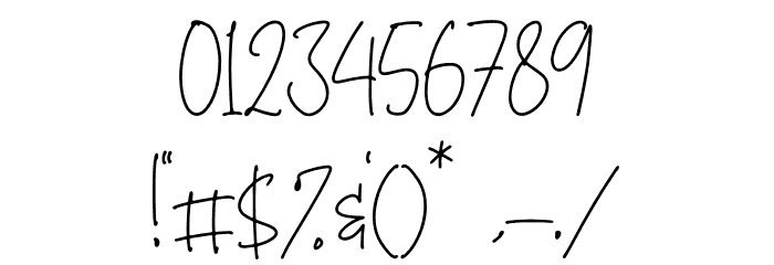 Scarlettik Font OTHER CHARS