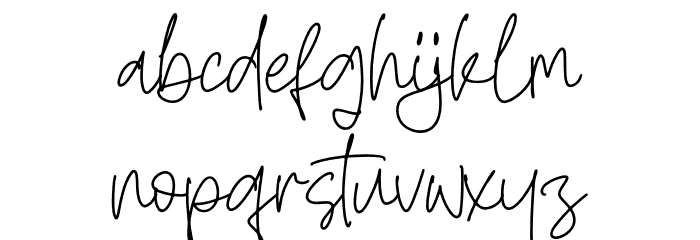 Scarlettik Font LOWERCASE