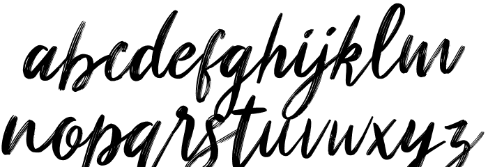 Scarletty Font LOWERCASE