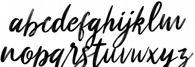 Scarletty फ़ॉन्ट लोअरकेस