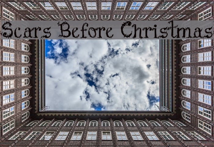 Scars Before Christmas Font examples