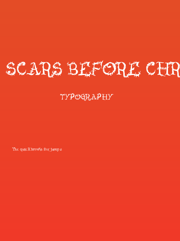 Scars Before Christmas Poster