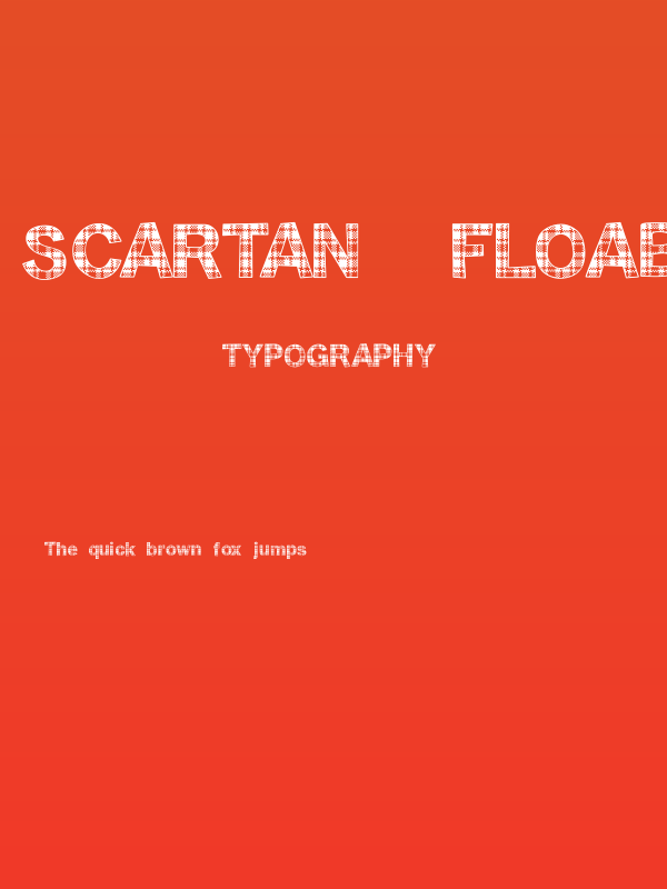 Scartan  Floaben Poster