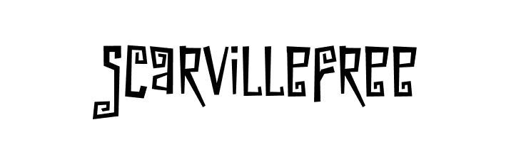 Scarville Free  Free Fonts Download