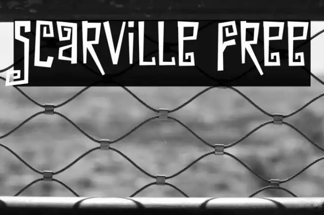 Scarville Free Font examples