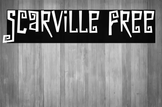 Scarville Free Font examples