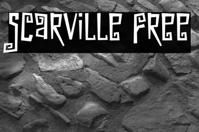 Scarville Free Font examples