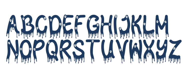 Scary Blood - Pesonal Use Lowercase