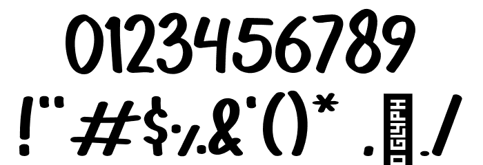Scary Candy - Personal Use Regular Font OTHER CHARS