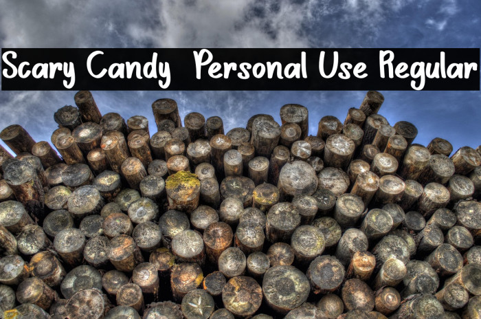 Scary Candy - Personal Use Regular Example 1