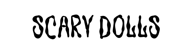 Scary Dolls  font caratteri gratis