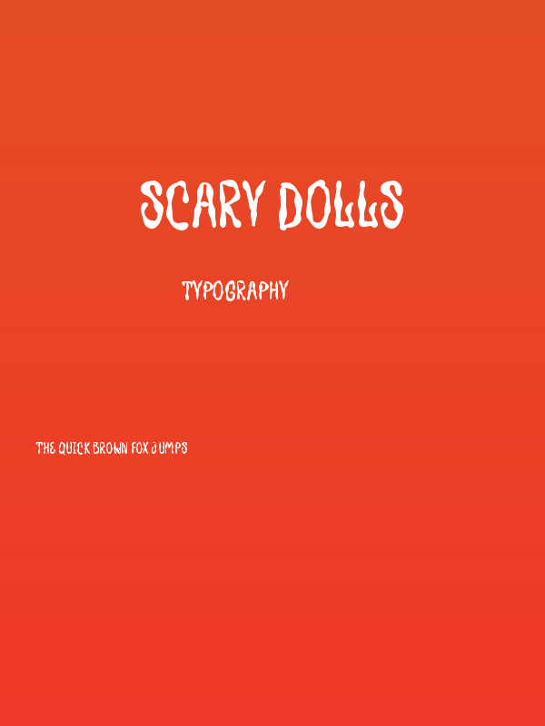 Scary Dolls Poster