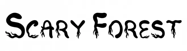 Scary Forest  Fuentes Gratis Descargar