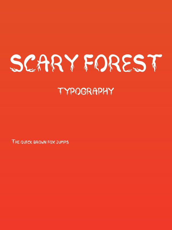 Scary Forest Poster