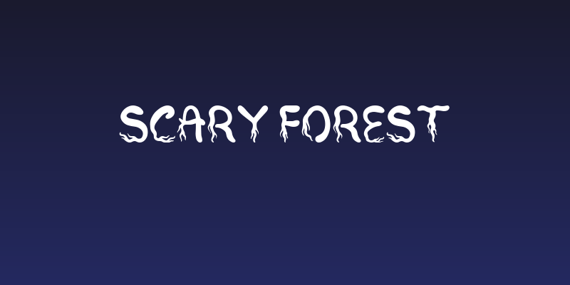 Scary Forest Social Header