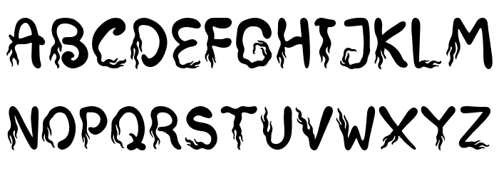 Scary Forest Font LOWERCASE