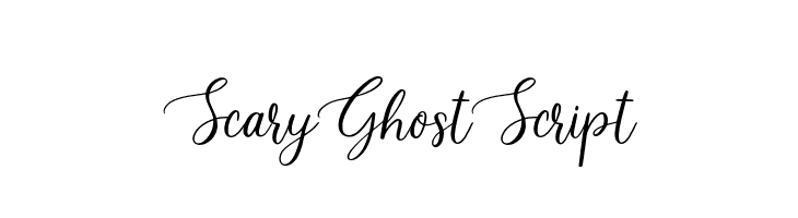 Scary Ghost Script  les polices de caractères gratuit tlcharger