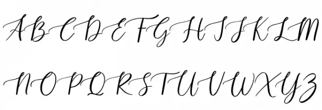 Scary Ghost Script 字体 大写