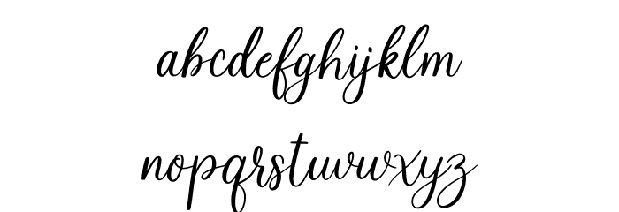 Scary Ghost Script Font LOWERCASE
